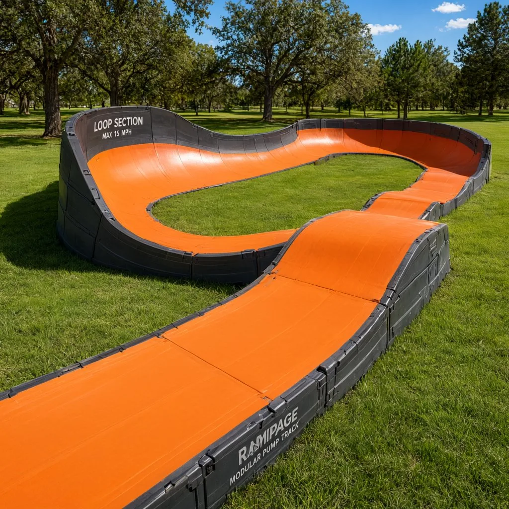 Rampage modular pump track